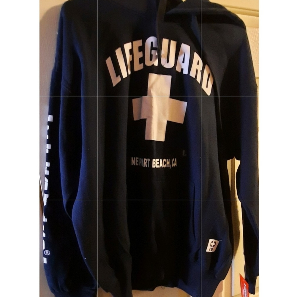 Lifeguard hoodie Newport Beach navy blue